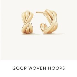 ISO Goop x Mejuri woven hoops